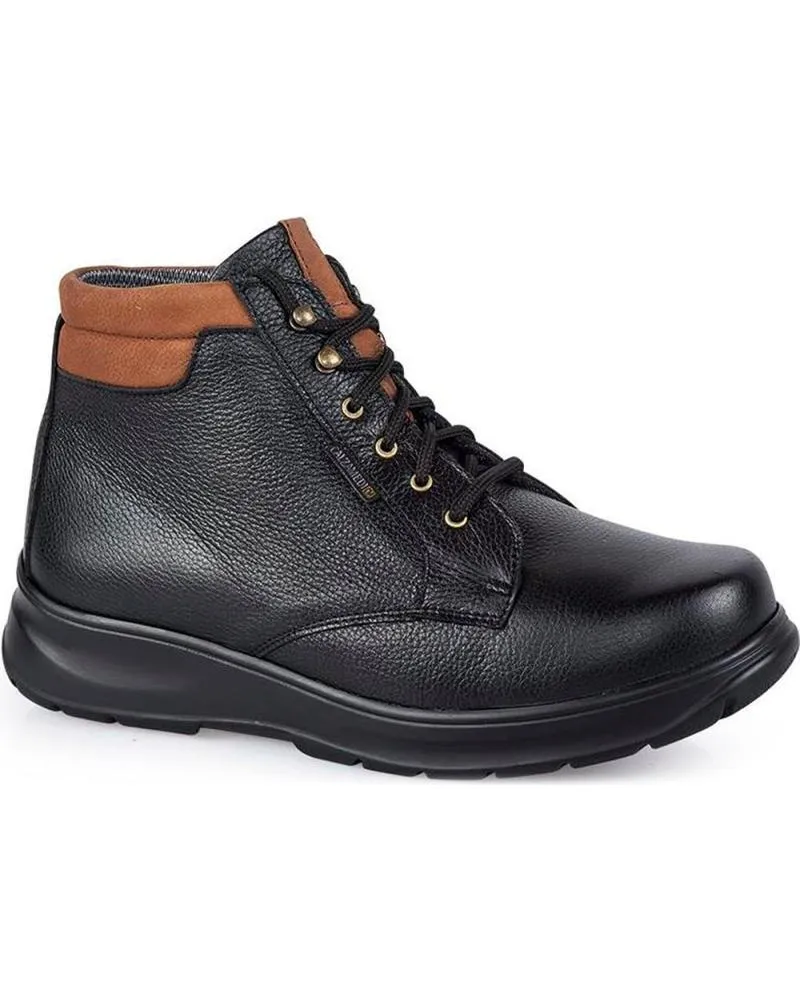 Botines de Hombre CALZAMEDI BOTA ORTOPEDICA 2174 ESPECIAL DIABETICO NEGRO