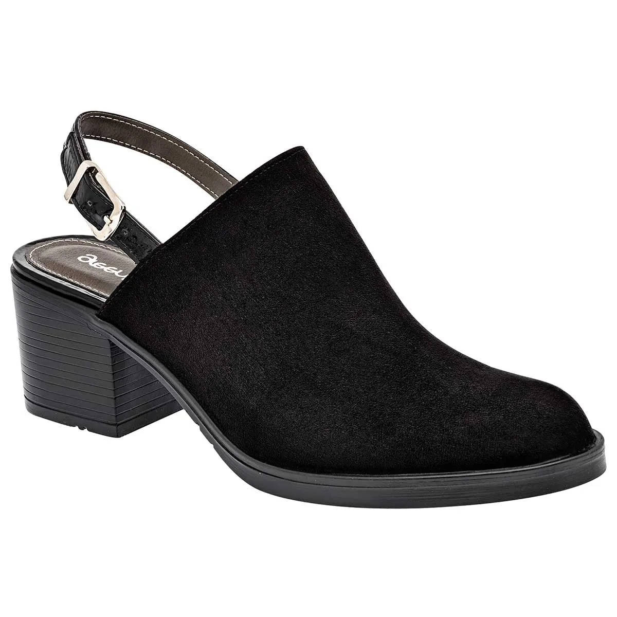 Botín con tacón Exterior Textil Color Negro Para Mujer De RBCOLLECTION