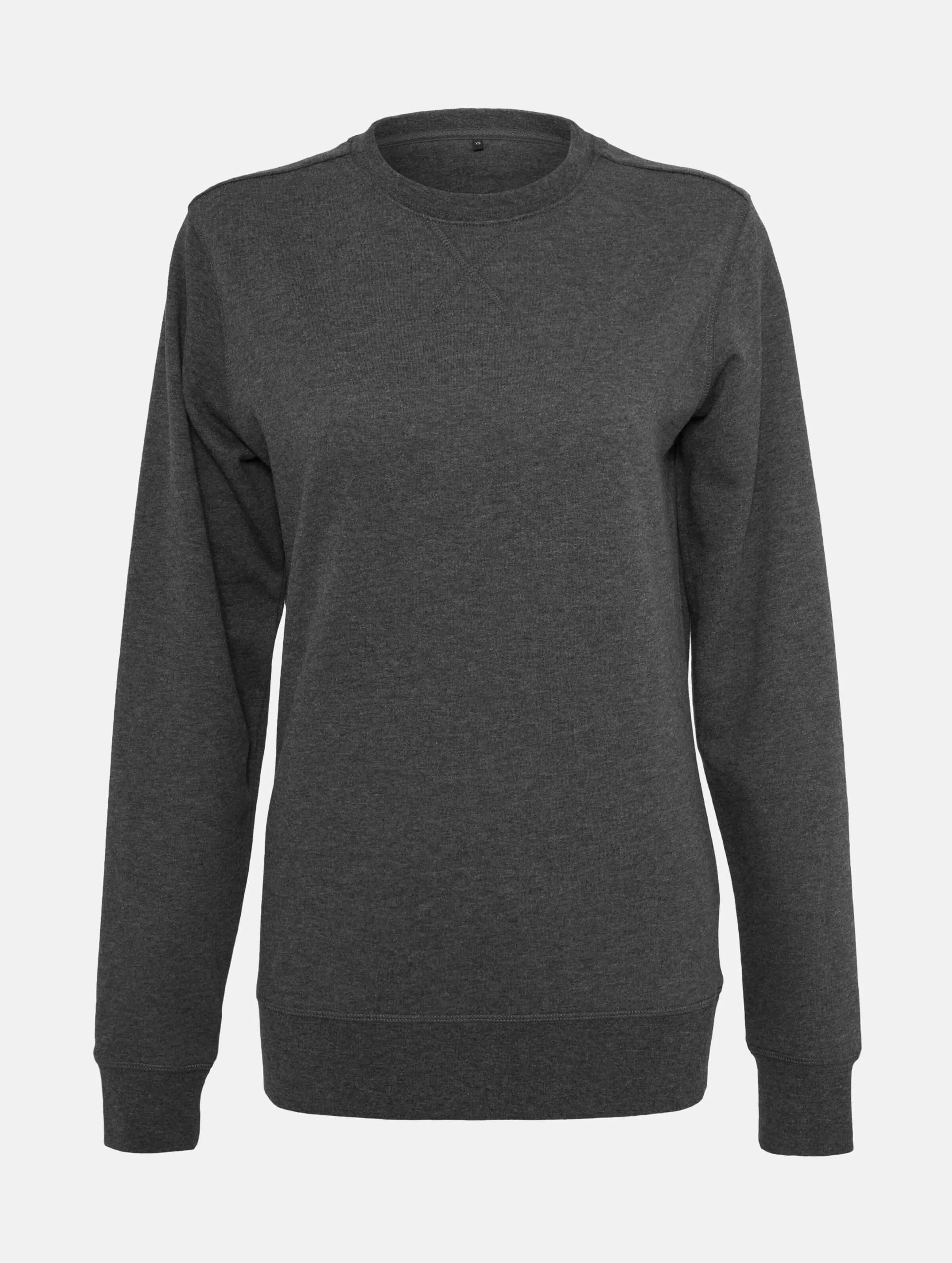 Build Your Brand Build Your Brand Ladies Light Crewneck
