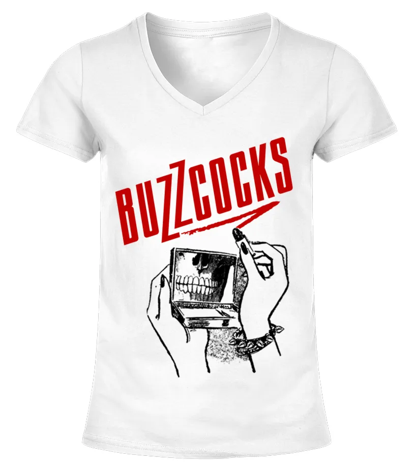 Buzzcocks WT (18) Camiseta cuello pico Mujer