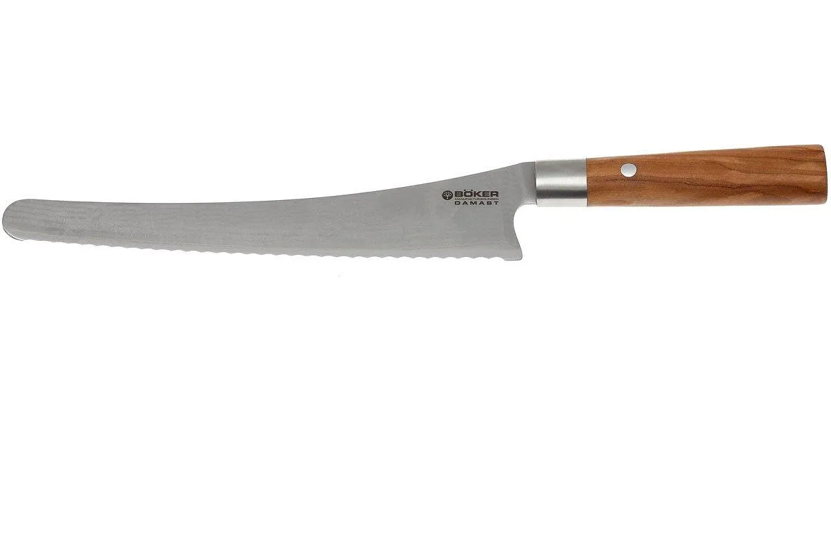Böker Damast Olive 23,5 cm cuchillo de pan, 130433DAM