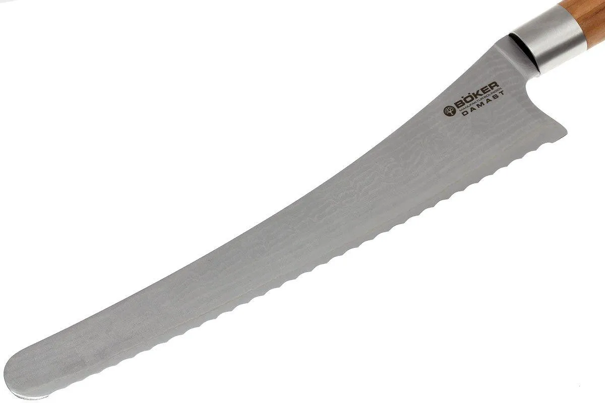 Böker Damast Olive 23,5 cm cuchillo de pan, 130433DAM