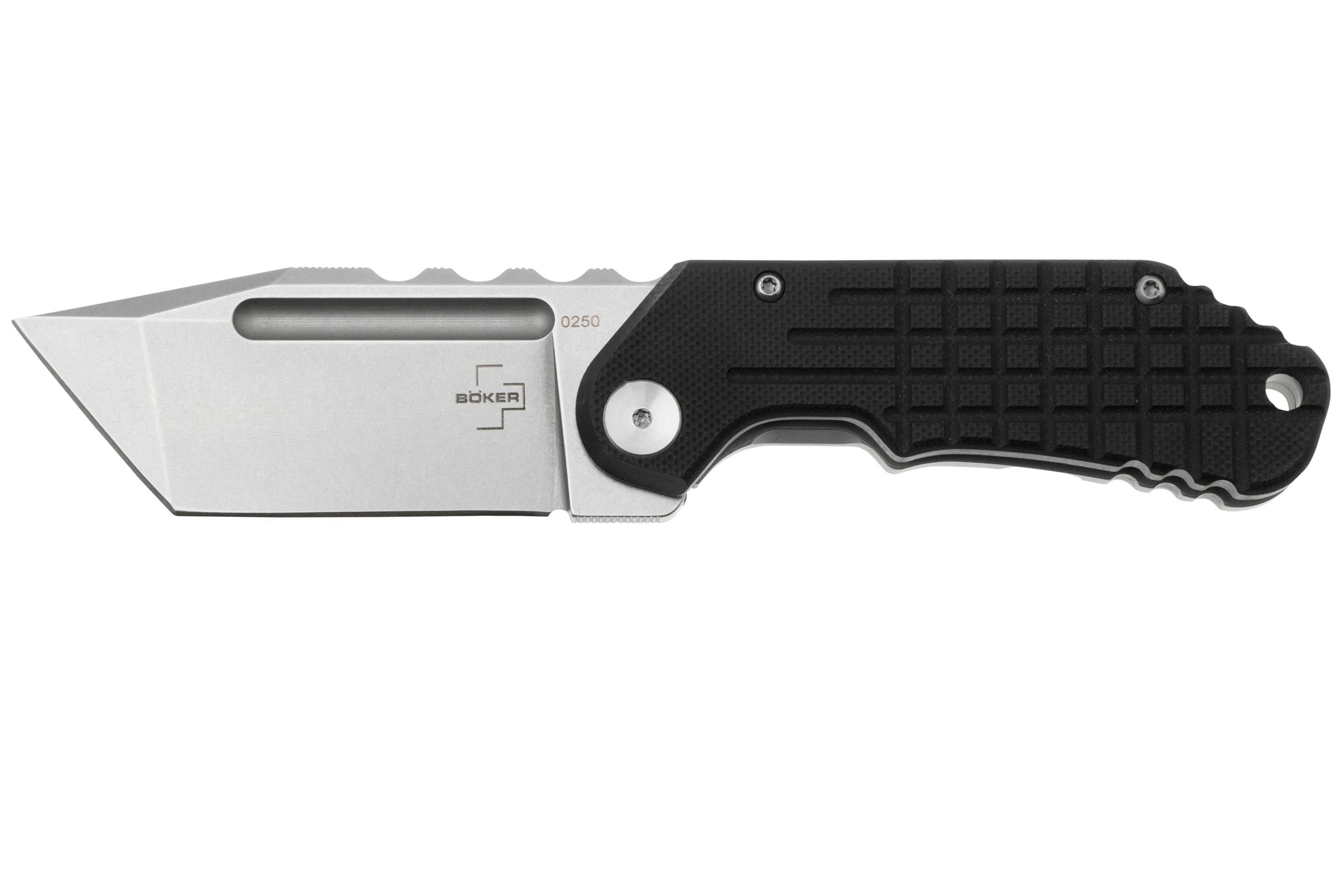 Böker Plus Dvalin Folder Tanto 01BO549, D2, Black G10, navaja