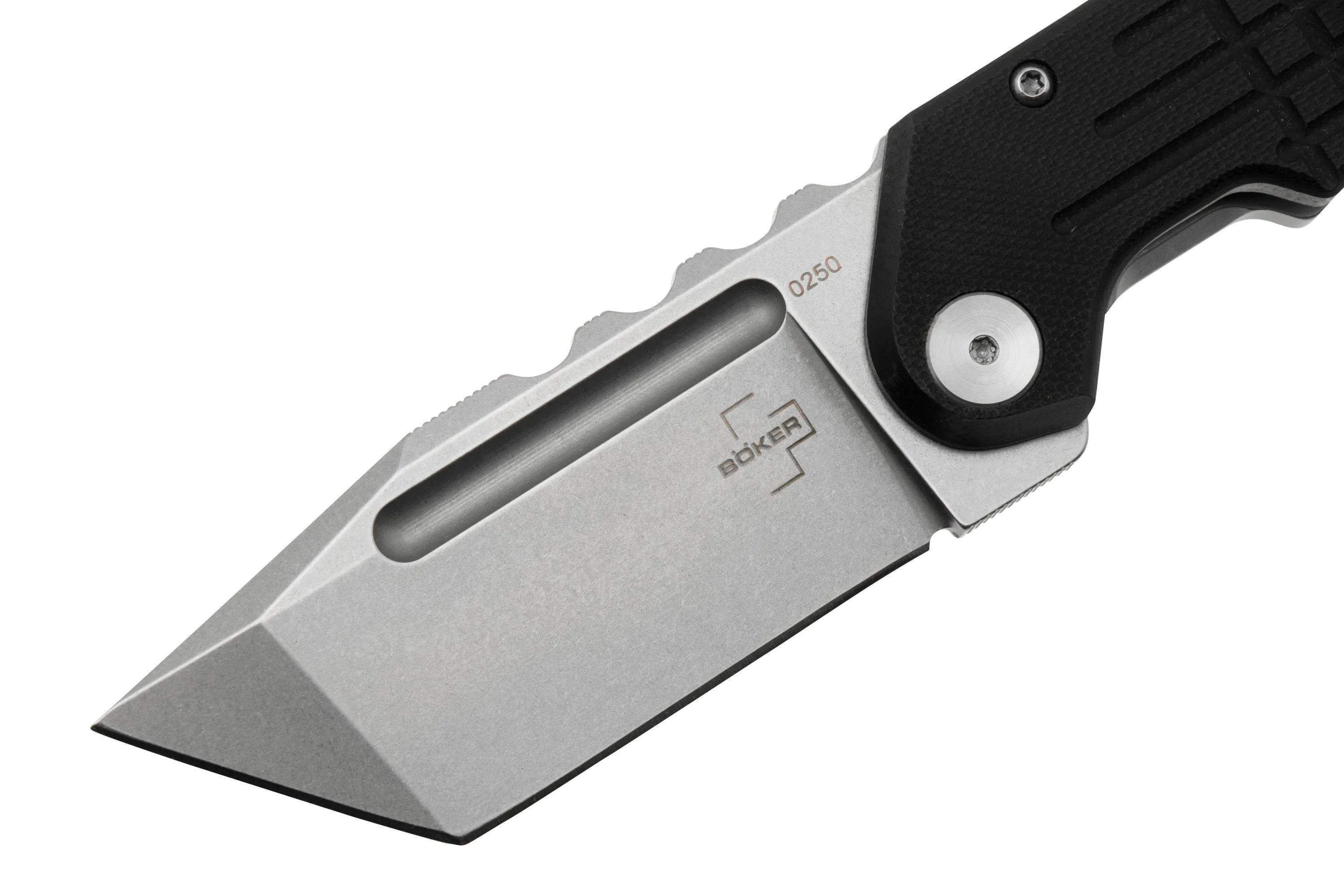 Böker Plus Dvalin Folder Tanto 01BO549, D2, Black G10, navaja