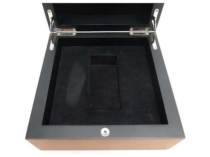 CAJA PARA RELOJ PANERAI OFFICINE LUMINOR RADIOMIR CAJA DE RELOJ SUMERGIBLE DE MADERA Castaño 