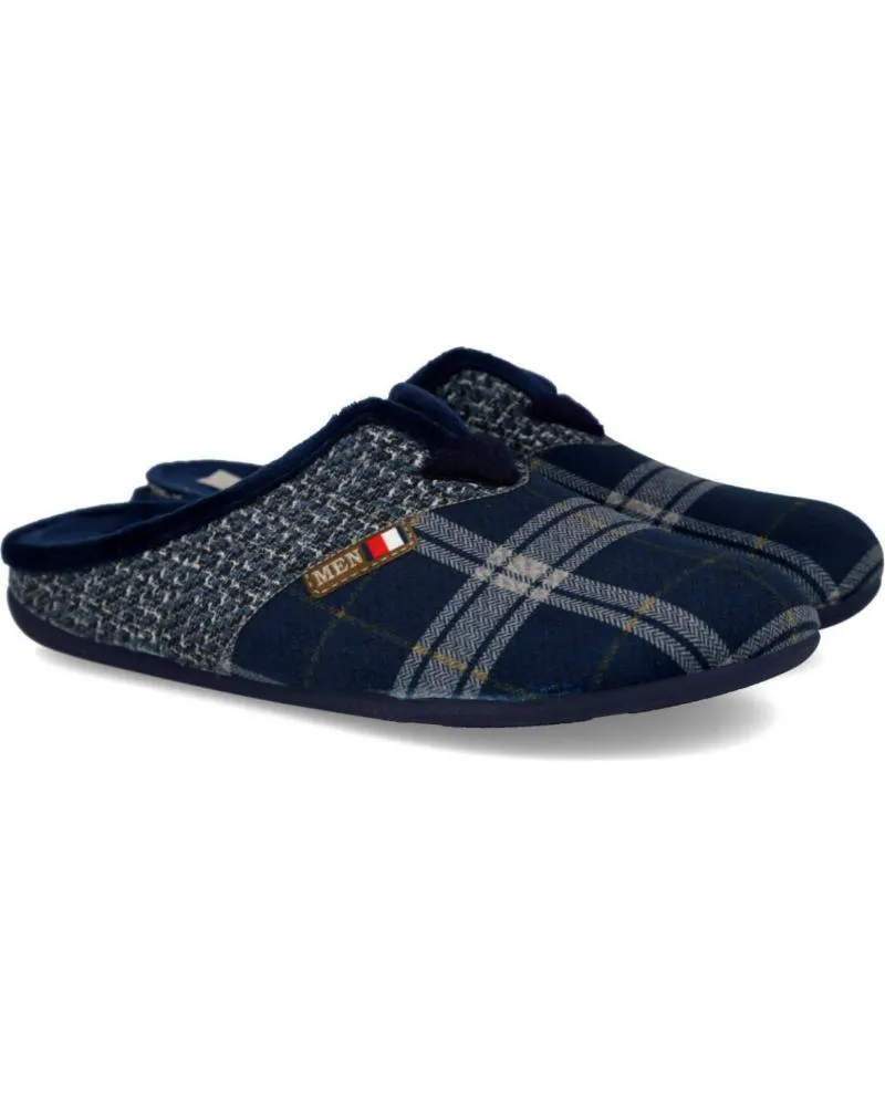 CALZADO DE CASA DE HOMBRE BUBBLE BOBBLE V228 ZAPATILLAS DE CASA HOMBRE AZUL