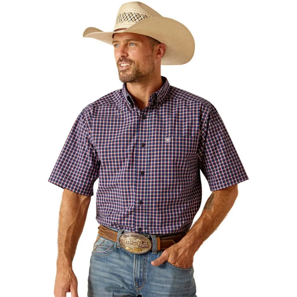 Camisa Ariat Pro Series Medieval Blue Dustin
