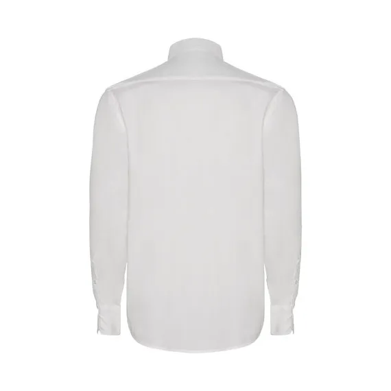 Camisa de tejido stretch manga larga y cuello entretelado MOSCU ROLY
