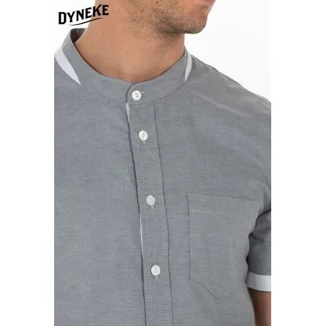 Camisa hombre gris c/mao