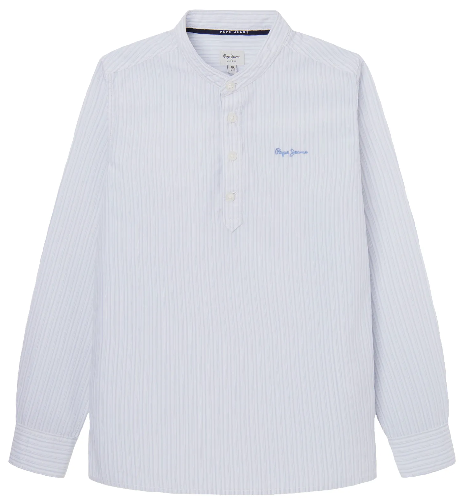 CAMISA POPELÍN A RAYAS NIÑO PEPE JEANS