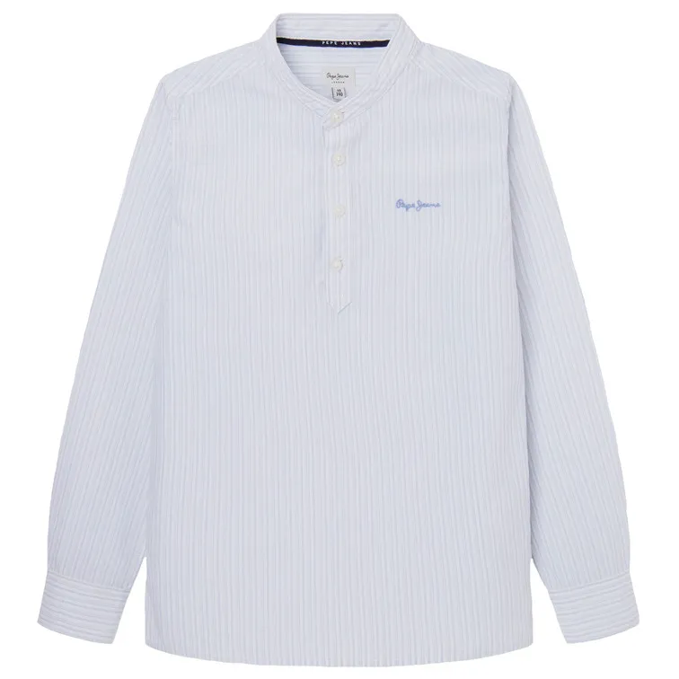 CAMISA POPELÍN A RAYAS NIÑO PEPE JEANS