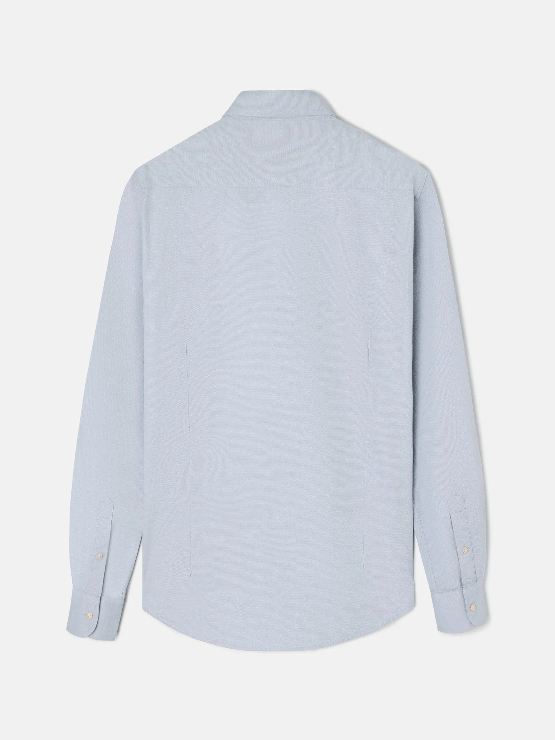 Camisa sport lisa micropique azul claro