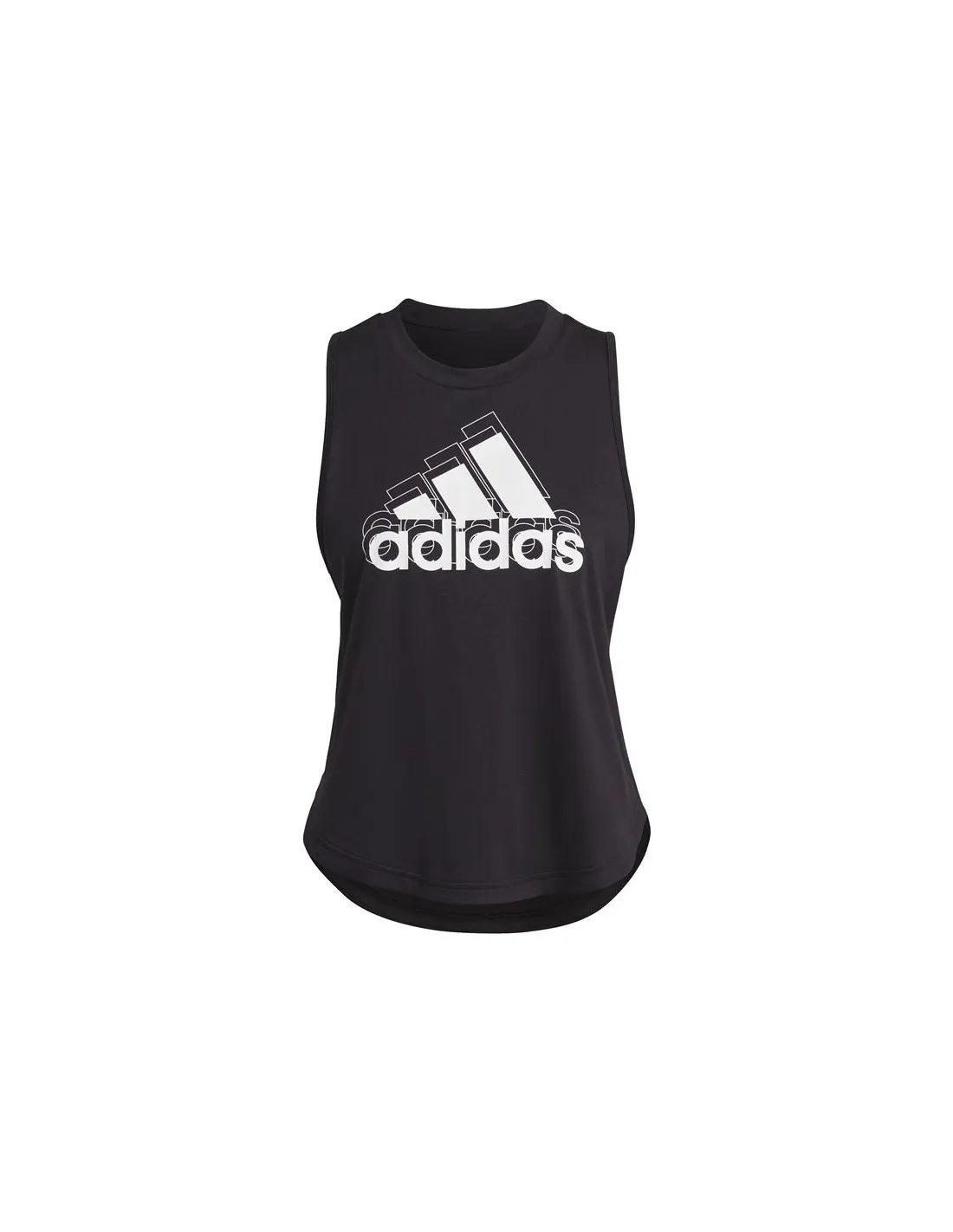 Camiseta adidas Logo Graphic Racerback Mujer Black