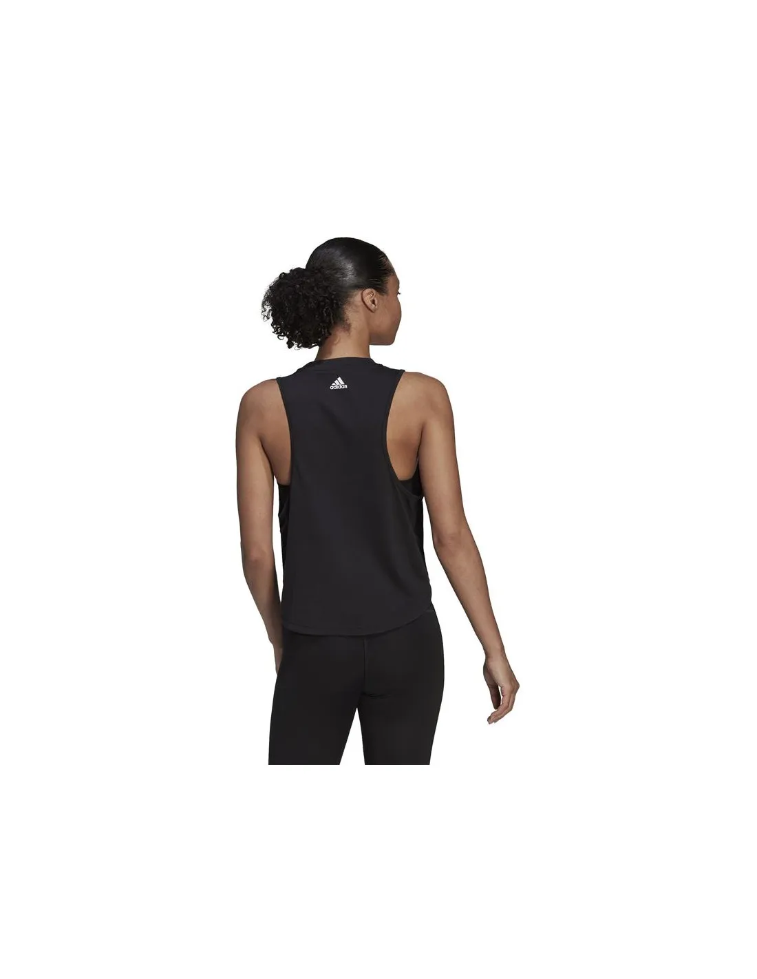 Camiseta adidas Logo Graphic Racerback Mujer Black