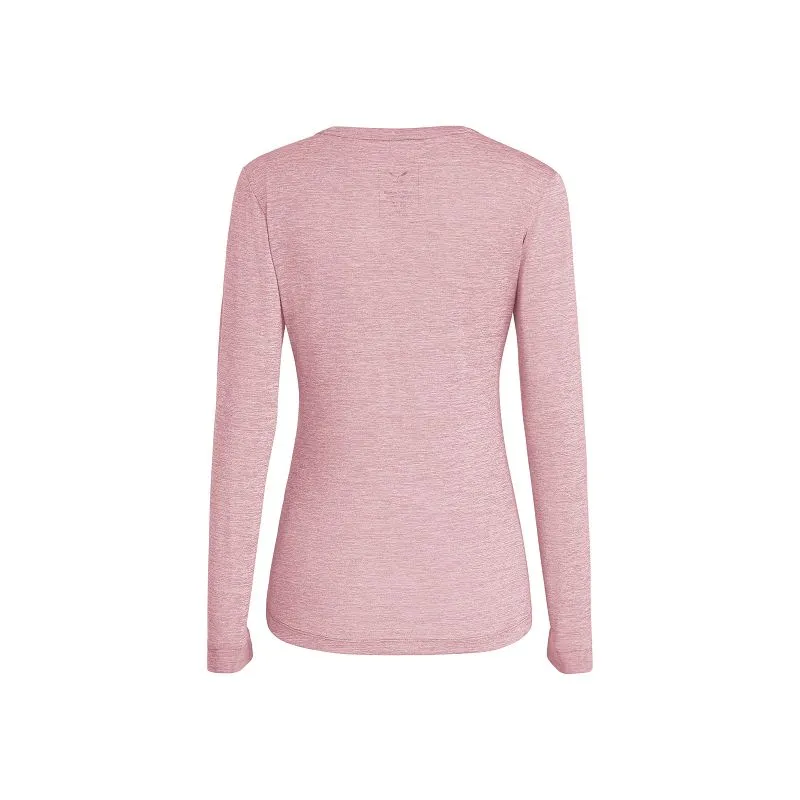 Camiseta de manga larga para mujer Salewa PUEZ MELANGE DRY (zephyr melange)