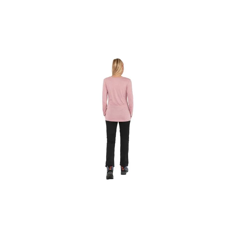 Camiseta de manga larga para mujer Salewa PUEZ MELANGE DRY (zephyr melange)