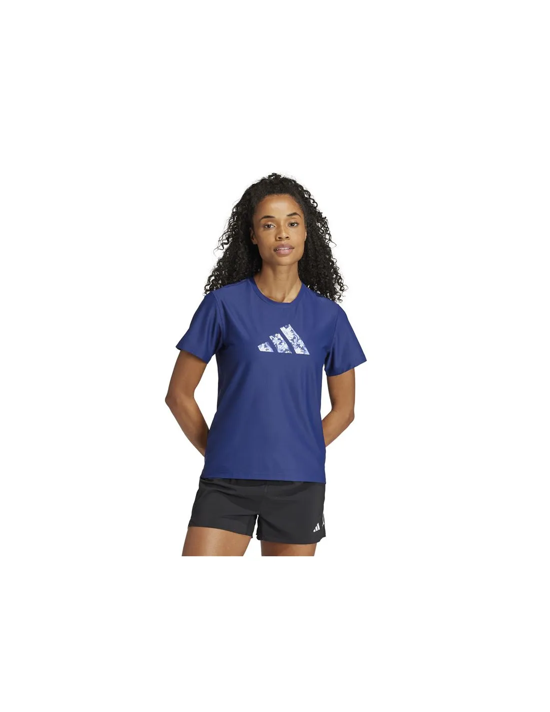 Camiseta de Running adidas Running Supernatural Flora Graphic Mujer Azul