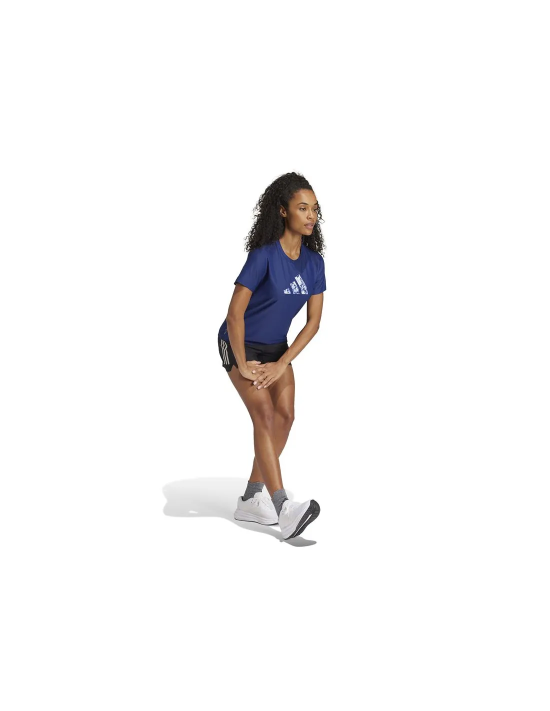 Camiseta de Running adidas Running Supernatural Flora Graphic Mujer Azul