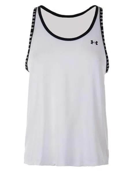 Camiseta Mujer Under Armour  knockout tank Blanco
