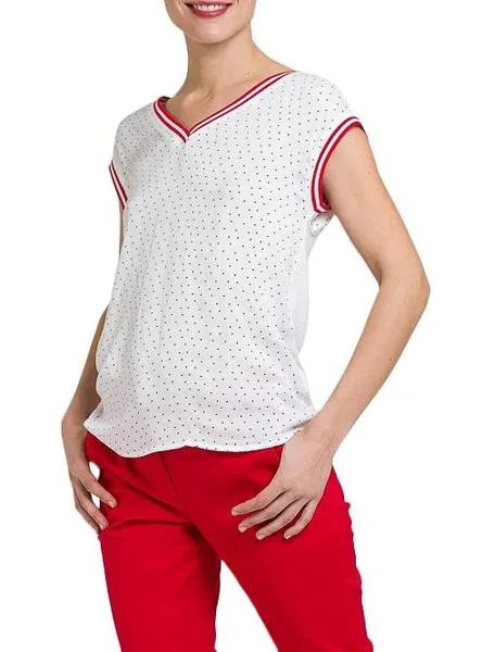 camiseta naf naf heart blanco para mujer