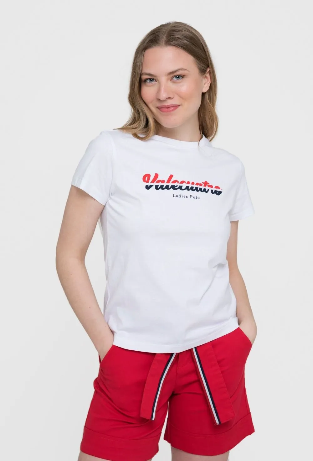 Camiseta Valecuatro color blanca