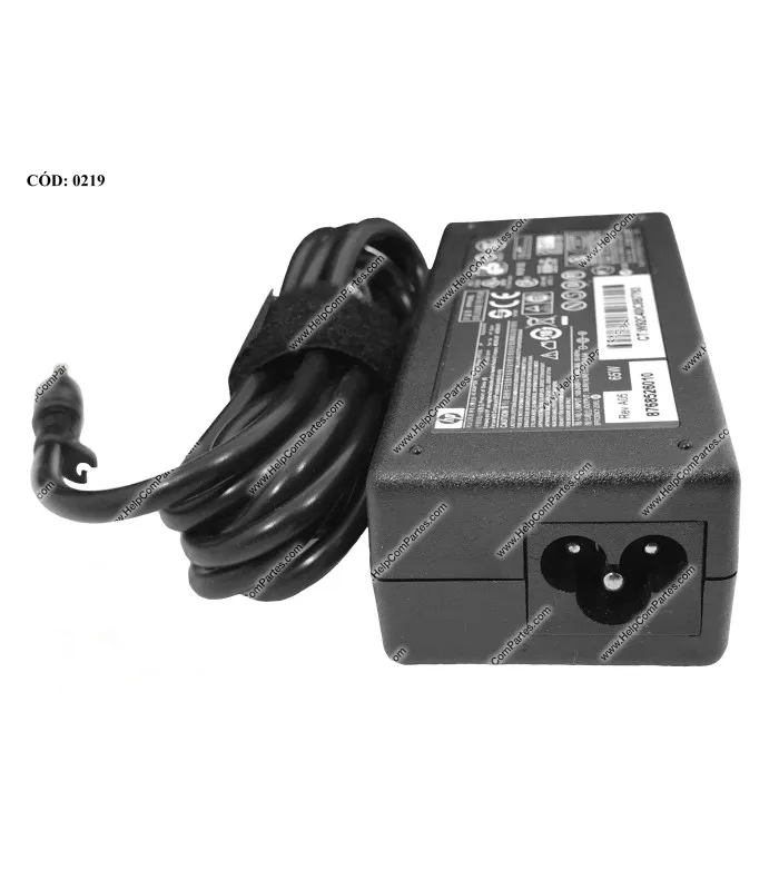 CARGADOR HP 18.5V 3.5A 65W  PIN 4.8*1.7 100240V~ 5060HZ / US 3PRONG AMARILLO SIN CABLE DE PODER