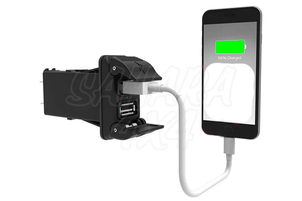 CARGADOR USB DOBLE CARLING VSERIES