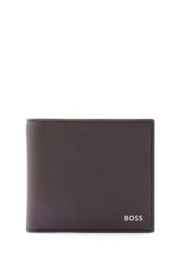 Cartera con estructura, raya de la marca y detalle de logotipo