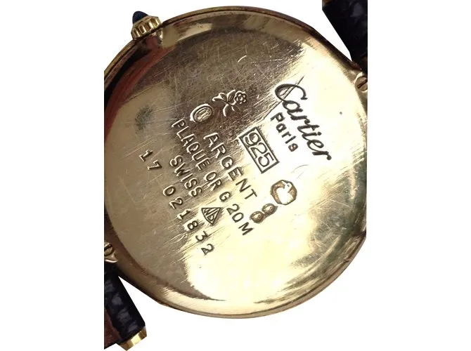 Cartier Relojes finos Dorado 