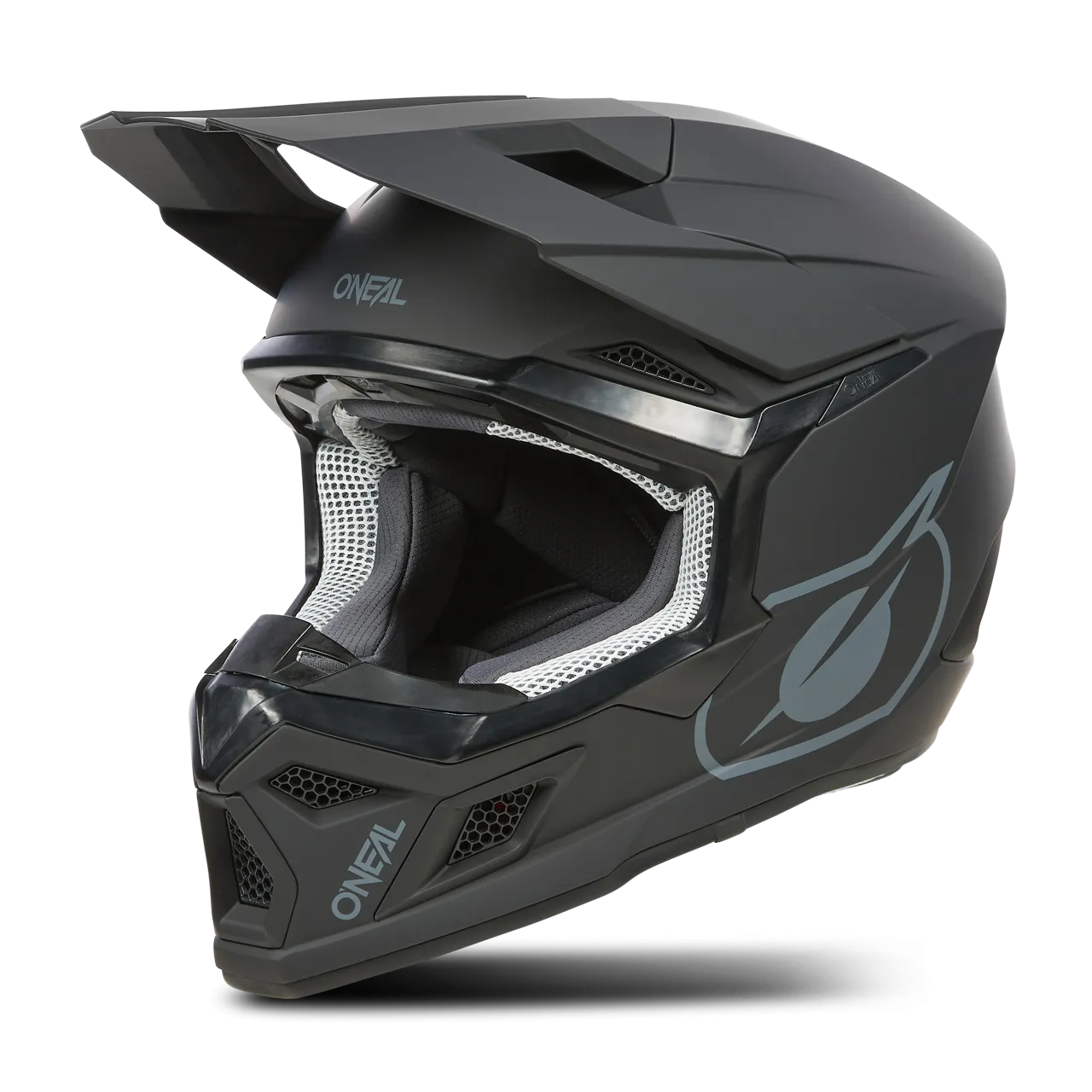 Casco de Cross O'Neal 3SRS Solid Negro 