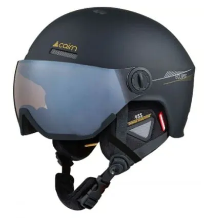 Casco de esquí con visera Cairn ECLIPSE RESCUE PHOTOCHROMIC (MAT BLACK) Cat. 1/3