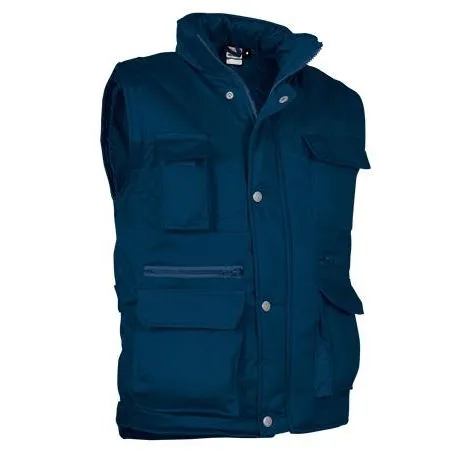 CHALECO REPORTER AZUL MARINO T4XL