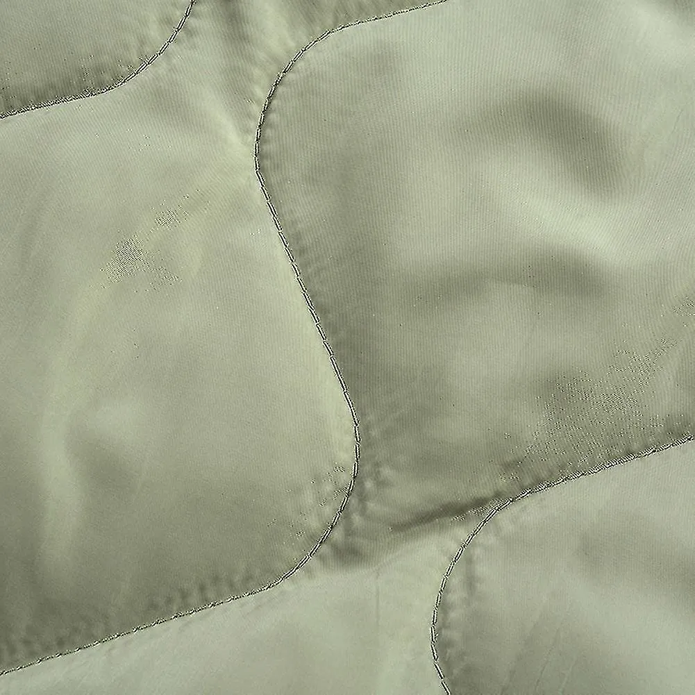 Chaqueta acolchada corta de moda para mujer, abrigo verde ejército de un solo pecho para otoño e invierno