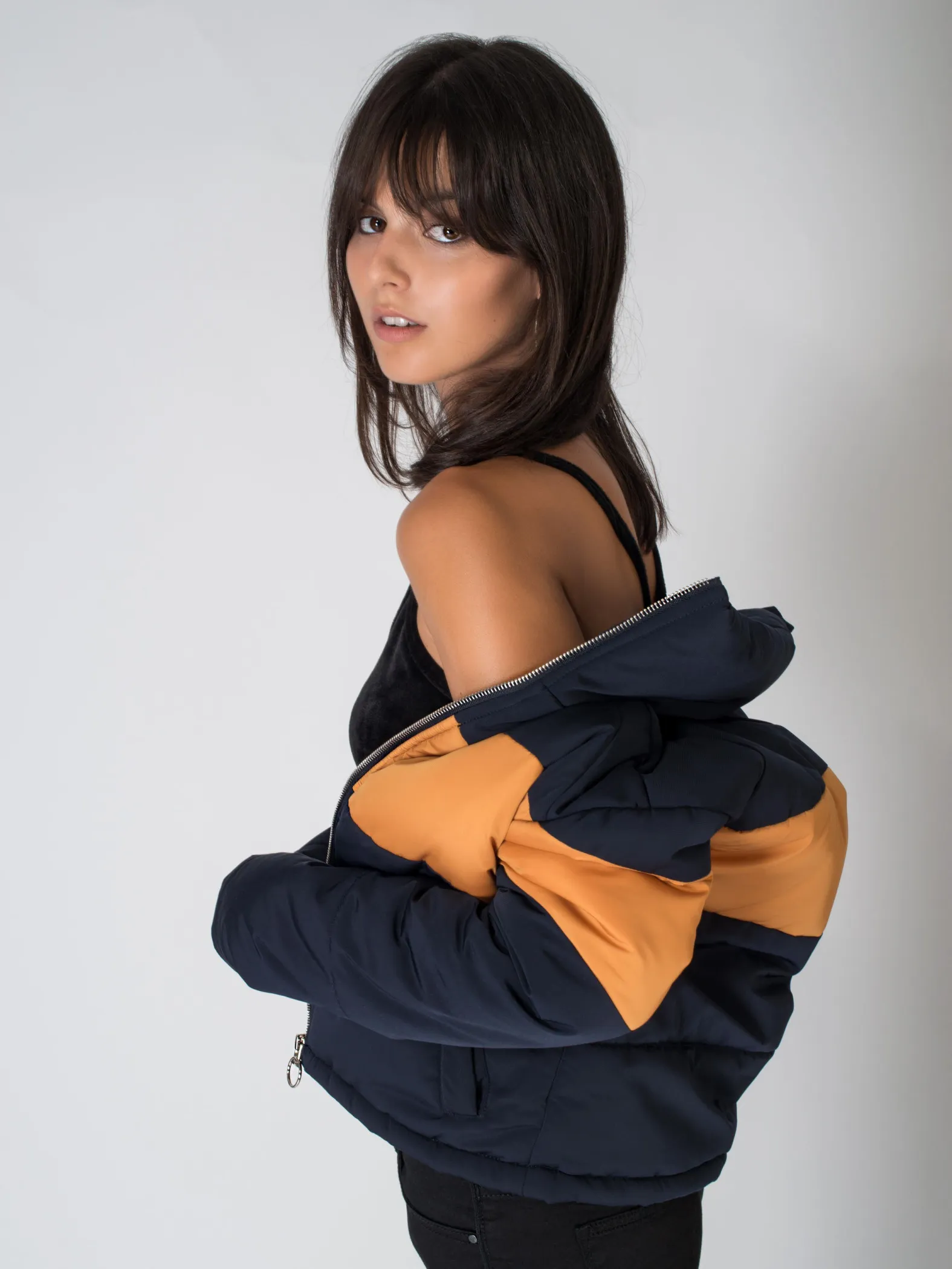 Chaqueta corta lisa