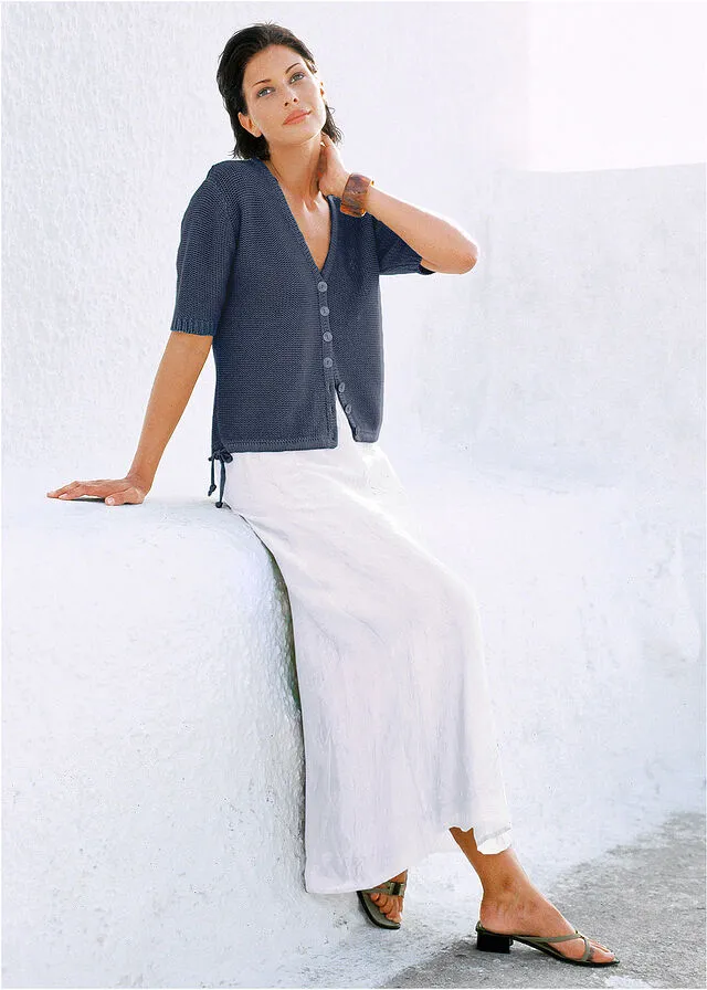 Chaqueta de punto Blanco