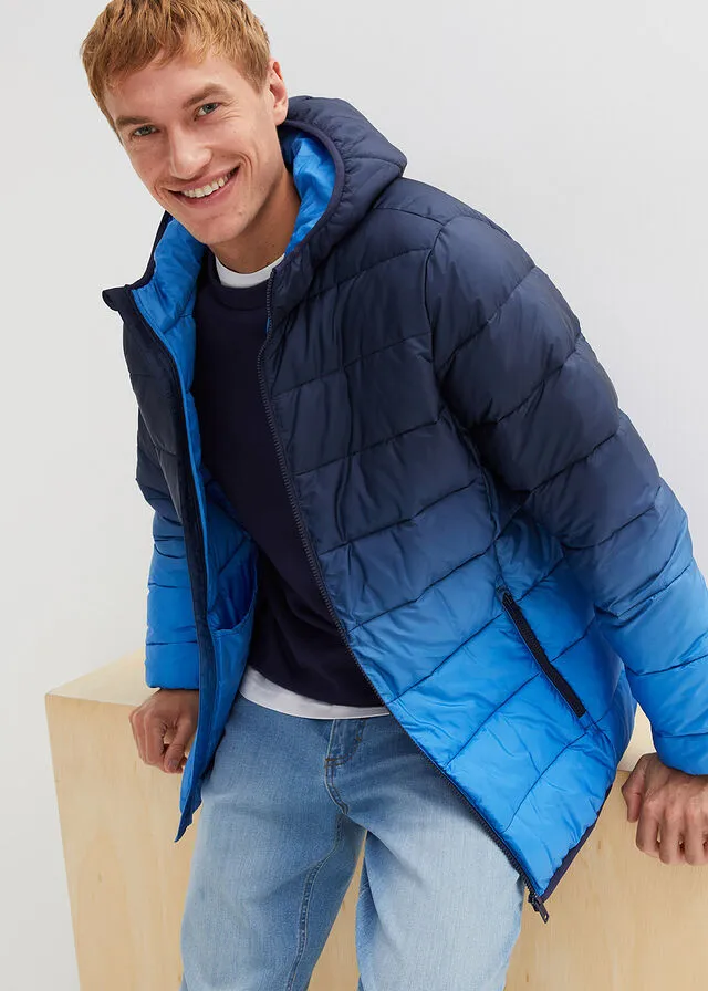 Chaqueta guateada Azul marino