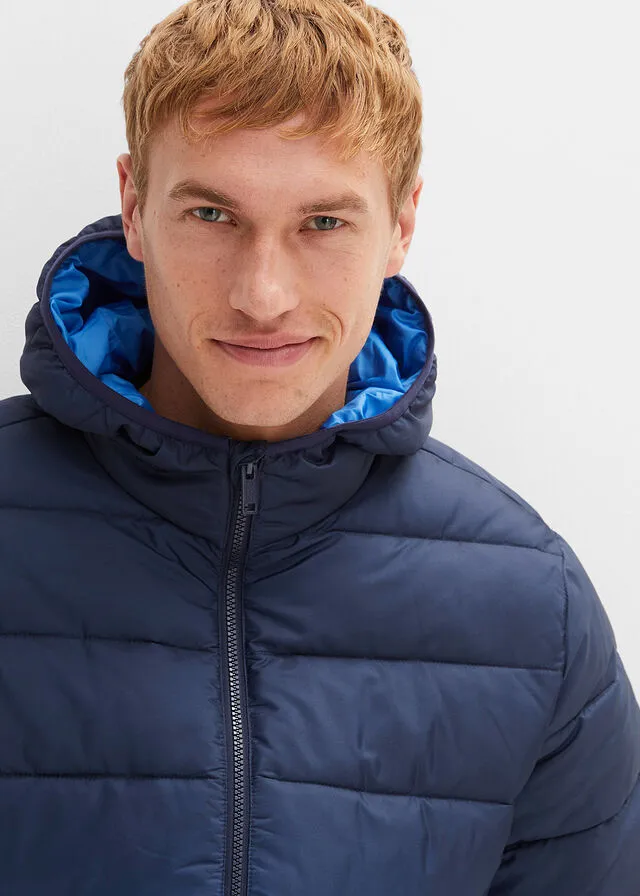 Chaqueta guateada Azul marino