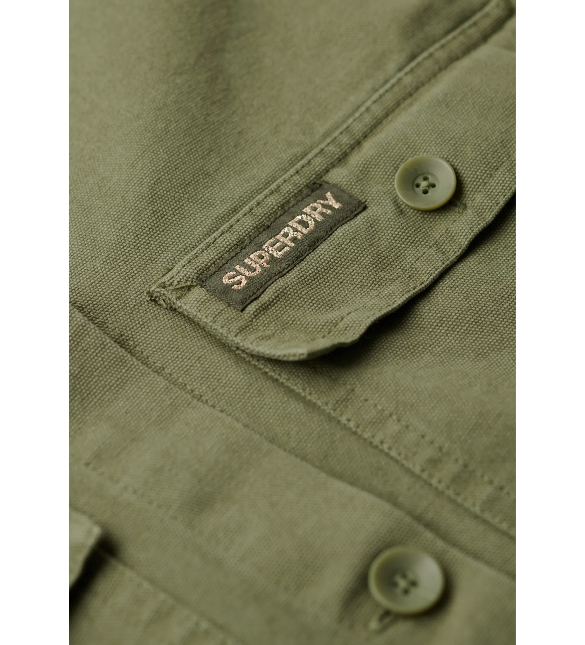Chaqueta militar adornada verde