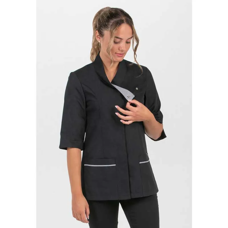 CHAQUETA MUJER MANGA 3/4 CRUCE NEGRA  DYNEKE