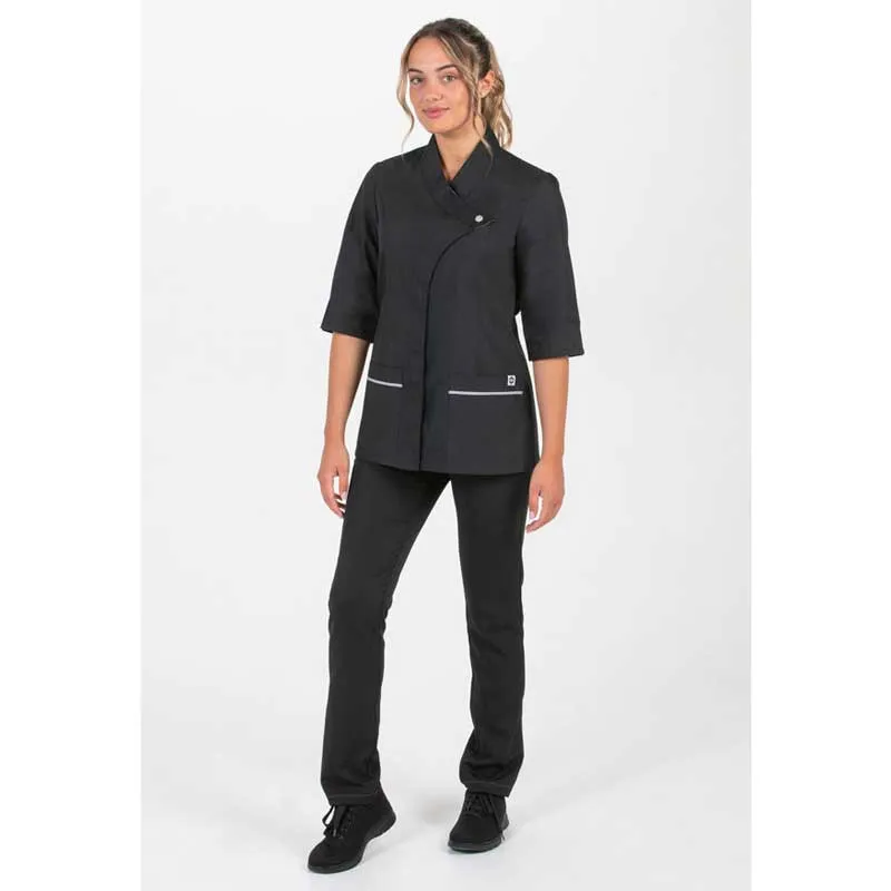 CHAQUETA MUJER MANGA 3/4 CRUCE NEGRA  DYNEKE