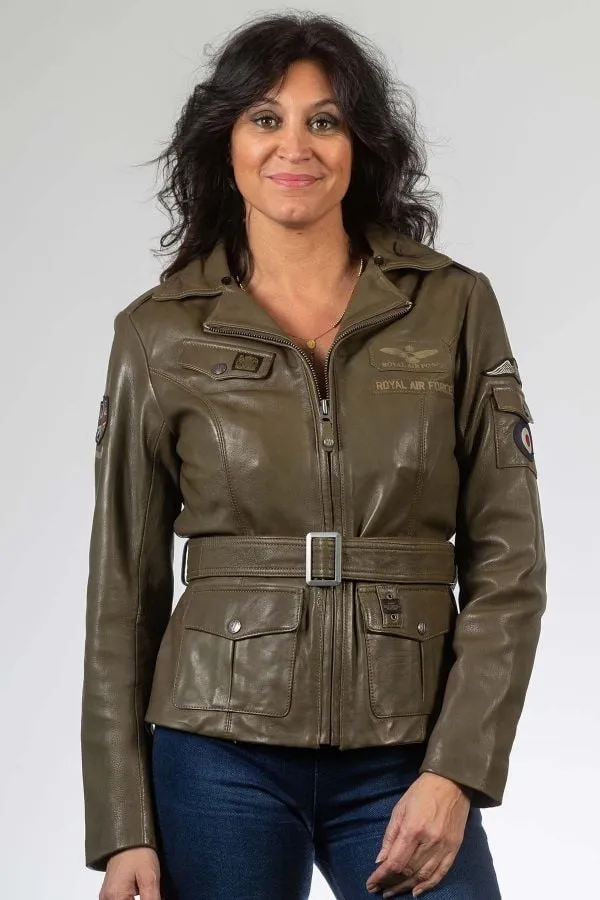 Chaqueta Mujeres Royal Air Force Spitfire3 Dark Kaki