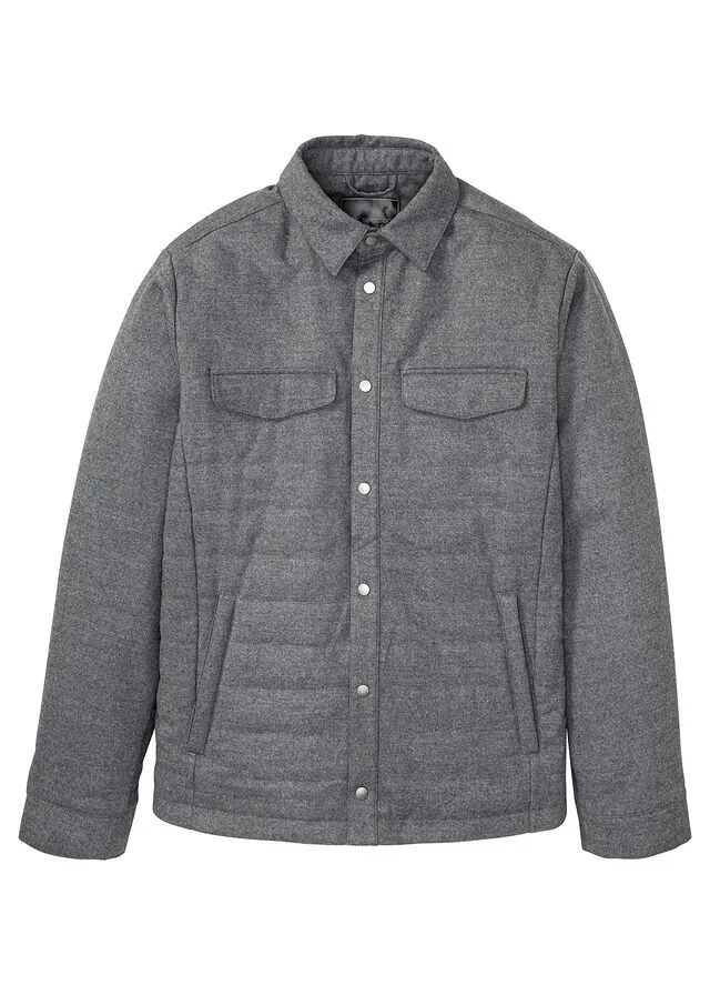 Chaqueta Negro jaspeado