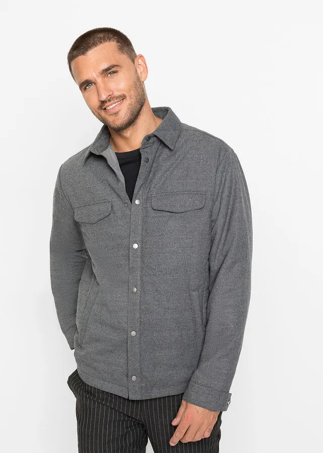 Chaqueta Negro jaspeado