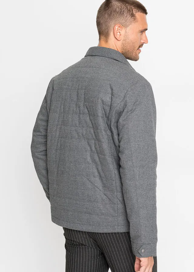Chaqueta Negro jaspeado