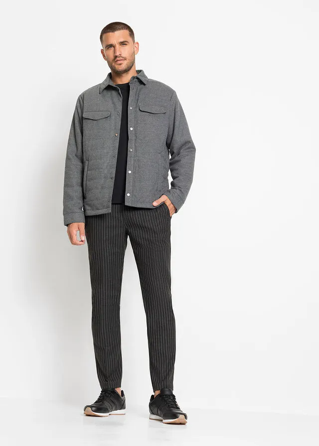 Chaqueta Negro jaspeado