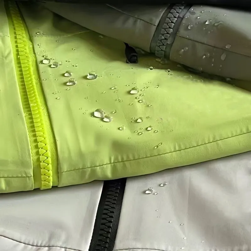 Chaqueta para hombres de alta calidad cremallera chaquetas impermeables de tres capa