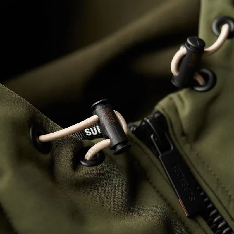 Chaqueta Rompe Vientos Para Hombre Hooded Soft Shell Trekker Superdry