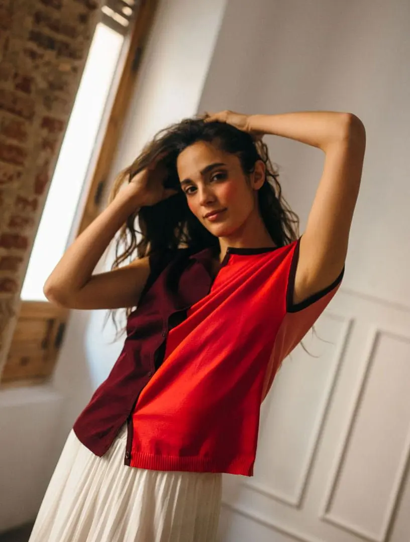 Chaqueta verano tricolor, “Arlequín”