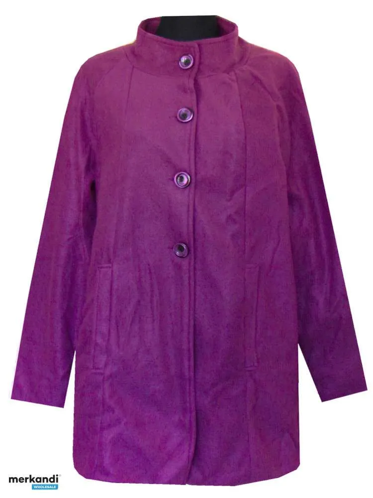 CHAQUETAS MUJER ABRIGOS POLARES FORRO POLAR MORADO 44  48