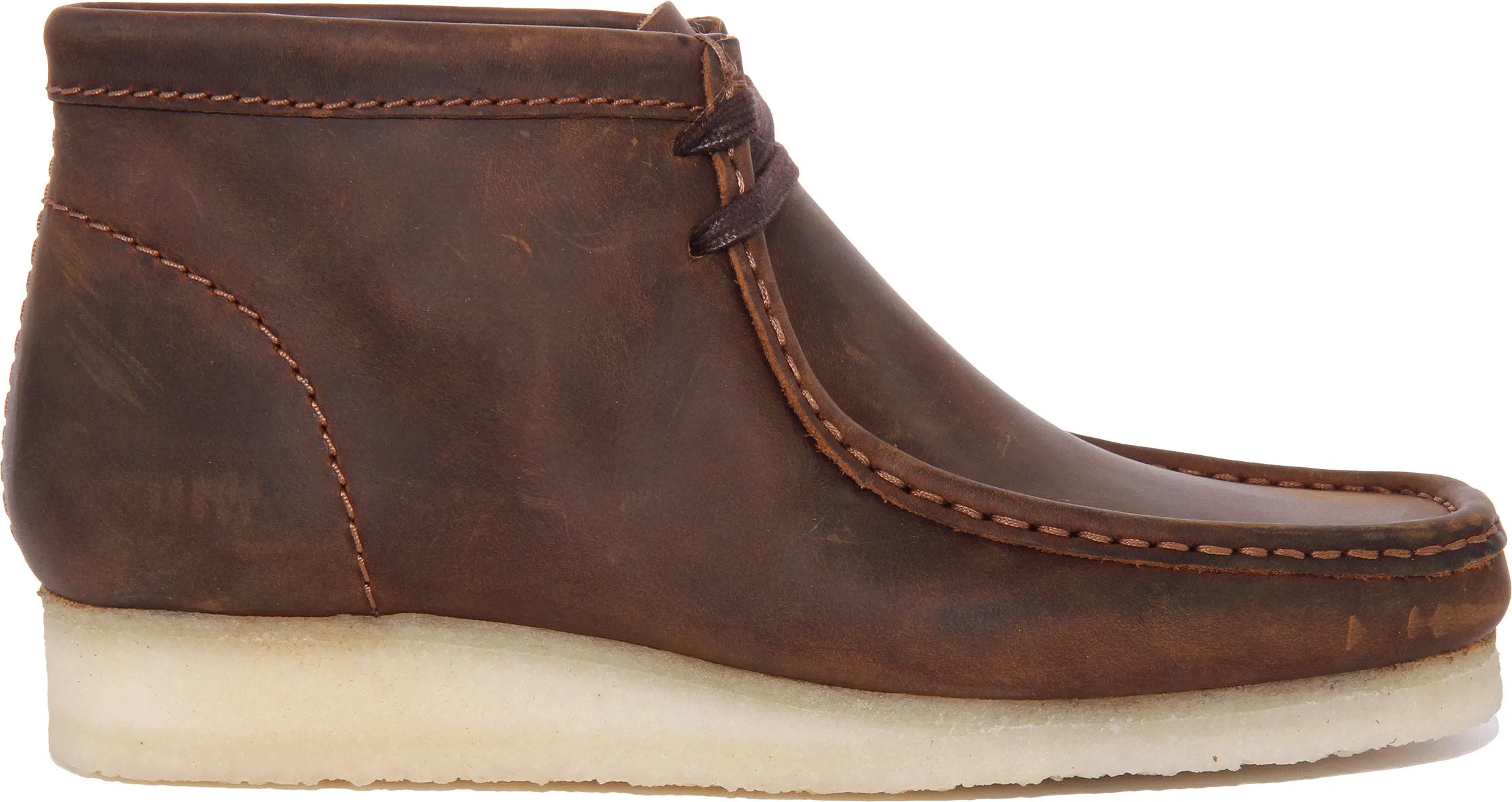 Clarks Originals Wallabee Botines de ante de 2 ojales para hombre en negro